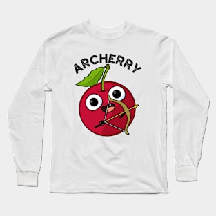 Archerry Funny Fruit Archery Pun Long Sleeve T-Shirt